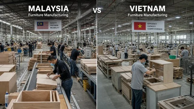 Malaysia vs Vietnam for Furniture Manufacturing: What US Buyers Should Know